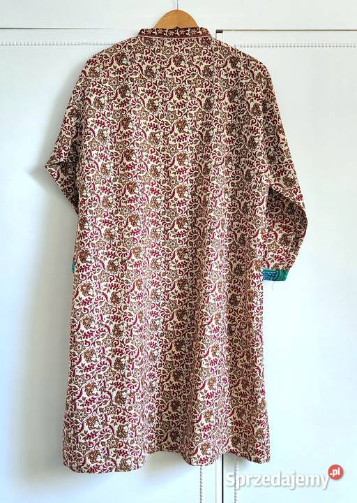 Tunika indyjska sukienka XXL 44 bawełna vintage