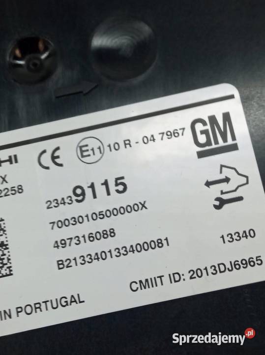 MODUŁ 23439115 28422258 Opel Insignia I 20082017 Komputery