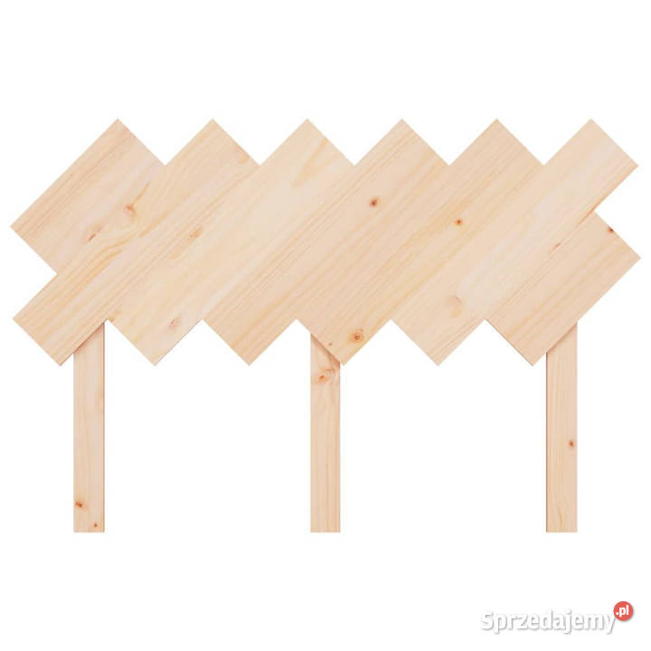Wezgłowie łóżka 1225x3x805 lite drewno sosnowe Warszawa