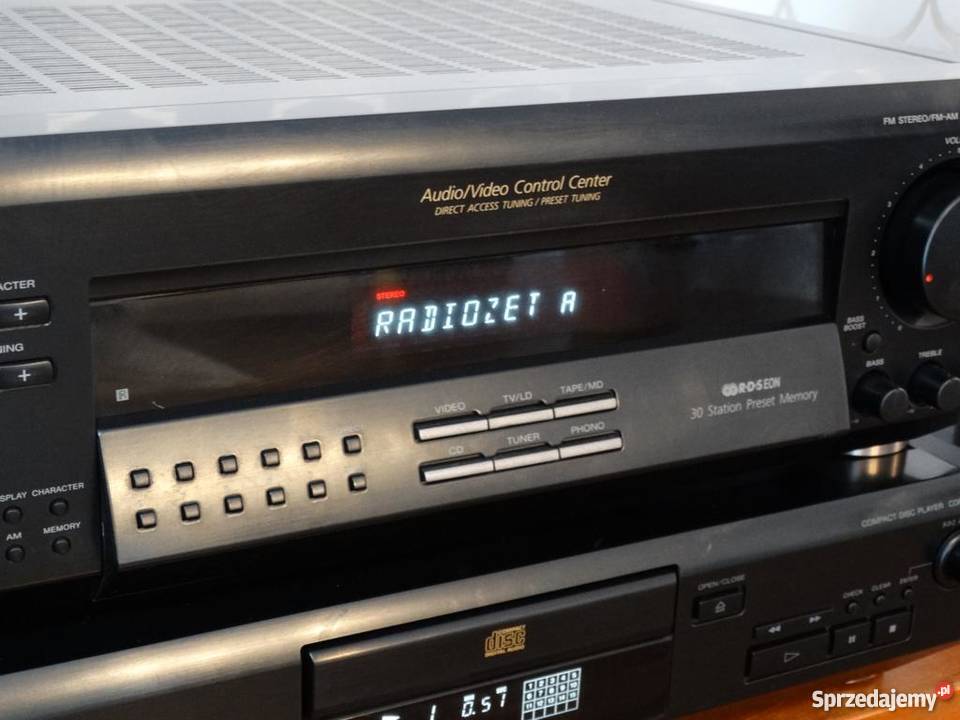 Amplituner Sony STRDE215 RDS mocny i sprawny Amplitunery