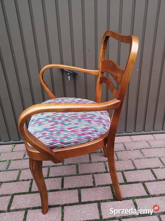 Stary Fotel Krzesło ARTDECO Gabinetowy Antyk Swarzędz