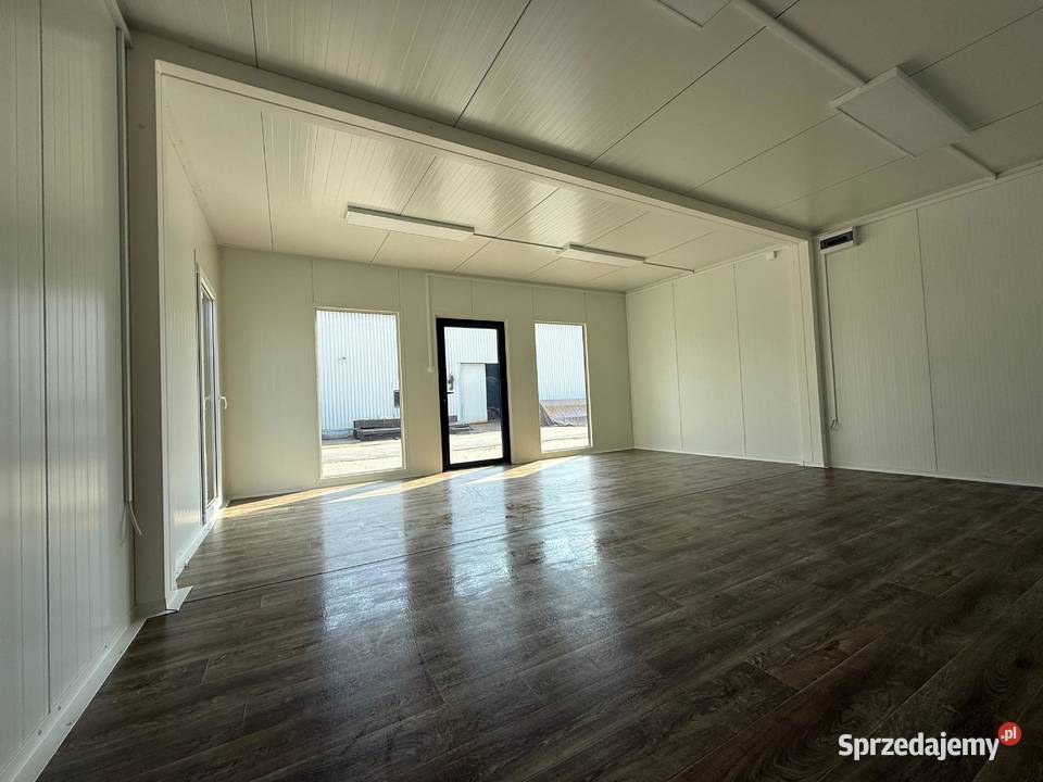 Pawilon kontener 600x600 biuro sprzedaży Łódź