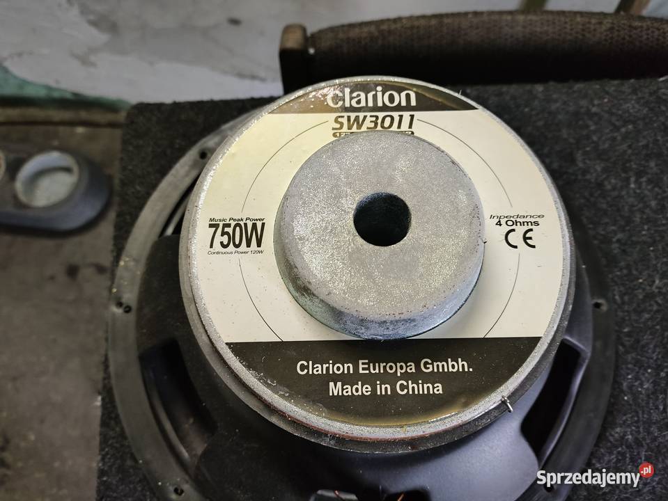 Skrzynia basowa bassowa tuba subwoofer Clarion skrzynie basowe i tuby Niegowonice