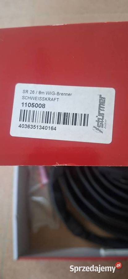 Uchwyt Tig 8m Pozostałe Brzesko sprzedam