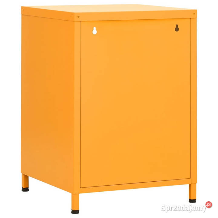 Szafka nocna musztardowa 35x35x51 stalowa Warszawa