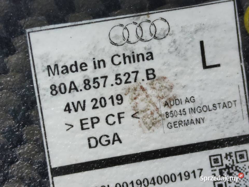 Osłona Obudowa Lusterka Lewego Carbon Audi Q5 Pleszew