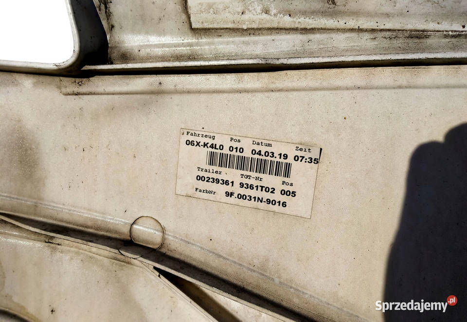 MASKA ATRAPA MAN TGX EURO 6 LIFT RAL 9016 Kargowa sprzedam