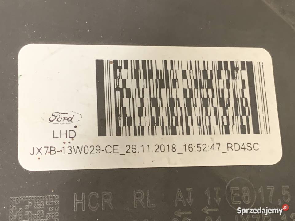 Lampa prawy przód Ford Focus MK4 JX7b13W029CE Barwałd Dolny