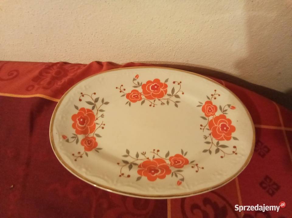 Talerze i półmisek Karolina PRL mazowieckie