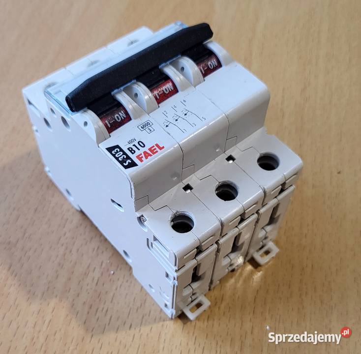 Wyłącznik nadprądowy S303 B10 trzy fazy Instalacje lubelskie Włodawa