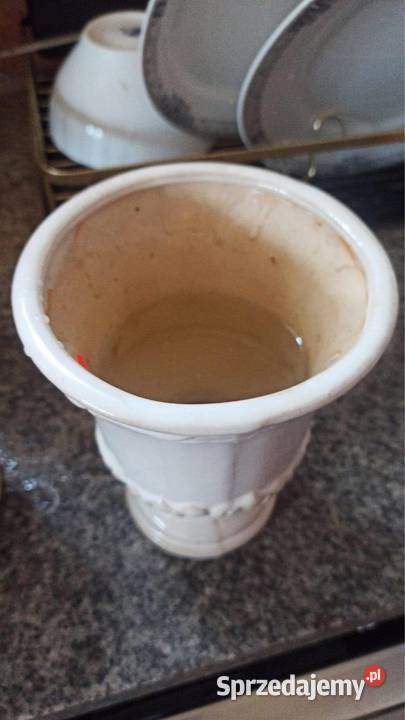 2 Doniczki amfory Szkliwione sprzedam