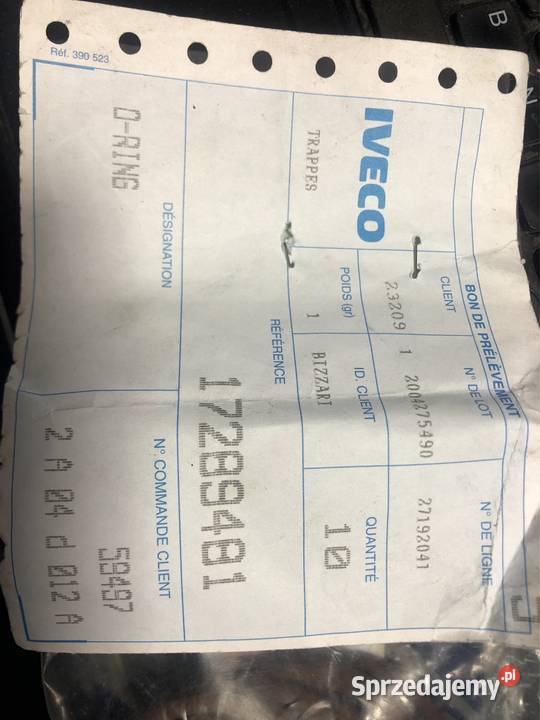 Iveco oring 17289481 Jednostka napędowa Piła