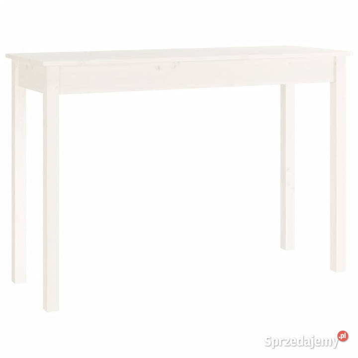 Stolik konsolowy biały 110x40x75 lite drewno Stoły Warszawa