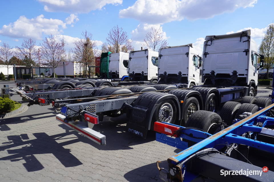 Scania R650 V8 650 Rama 88 m 4 oś skrętna 20 kupiony w salonie Kraków