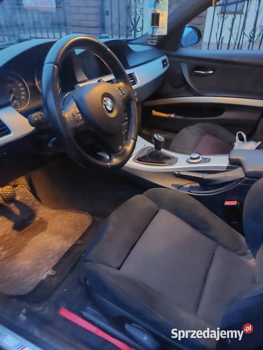 BMW e90 3 sedan 330d DIESEL 2007 231 mpakiet welurowa tapicerka