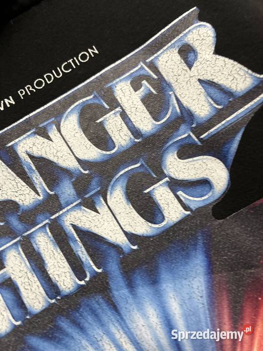 Bluza Stranger Things XS czarna bluza z kapturem Pozostałe Wyszków