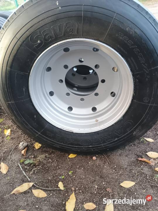 Koła 38555R225 38565 R225 8 otworów do przyczepy łódzkie Zgoda