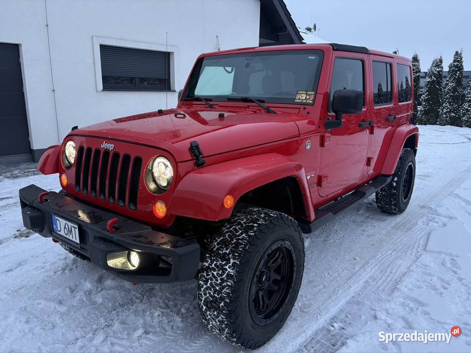 Jeep Wrangler JL Sahara 36 285 4x4 czerwony dolnośląskie Kłodzko
