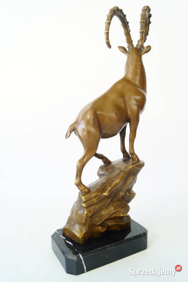 Figura z brązu rzeźba KOZICA piękna Gizałki sprzedam