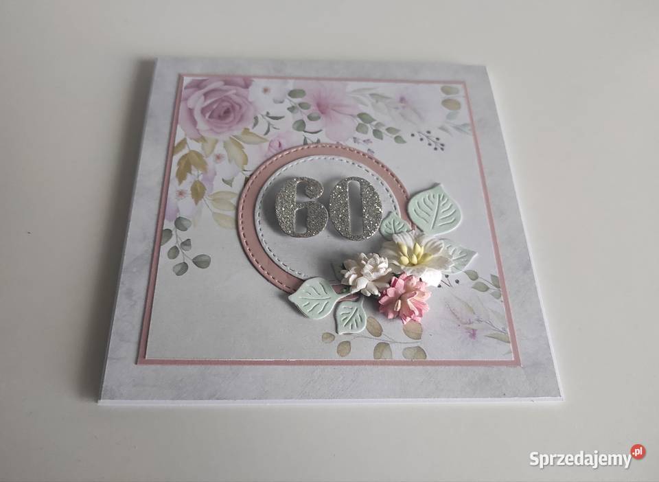 Kartka ręcznie robiona na urodziny urodzinowa Łódź