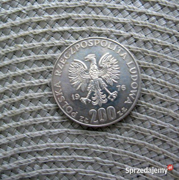 Polska 200 1976r Olimpiada SREBRO wielkopolskie