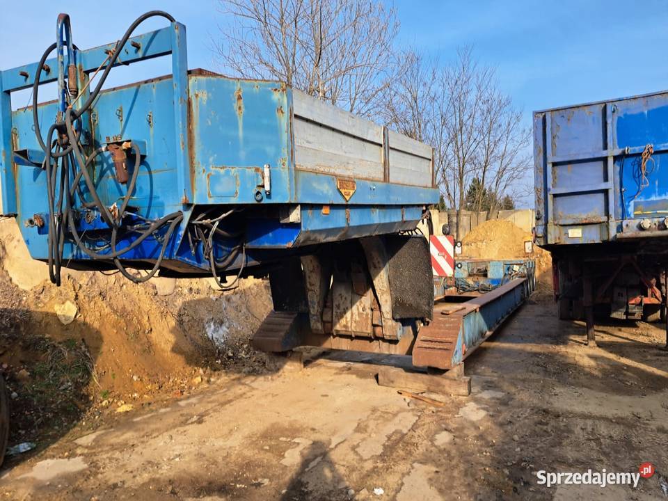 Naczepa ponadgabarytowa do transportu wiatraków towarowe