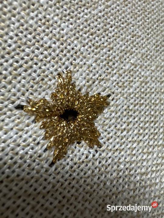 bieżnik ręcznie haftowany motywy Świąteczne Zabrze