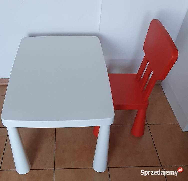 Stolik i krzesełko Ikea mazowieckie Stanisławów Pierwszy