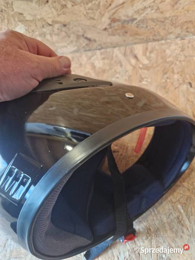 Kask Motocyklowy Motiways Czarny Połysk Uniseks Głogowa sprzedam