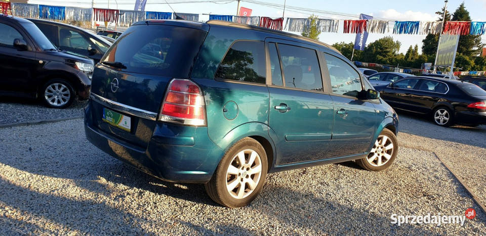 Opel Zafira AUTOMAT 7mio osobowy19 CDTI 120 zielony Zafira Świdnica