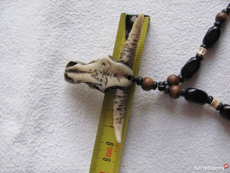 Naturalny naszyjnik z bawołem Zamość