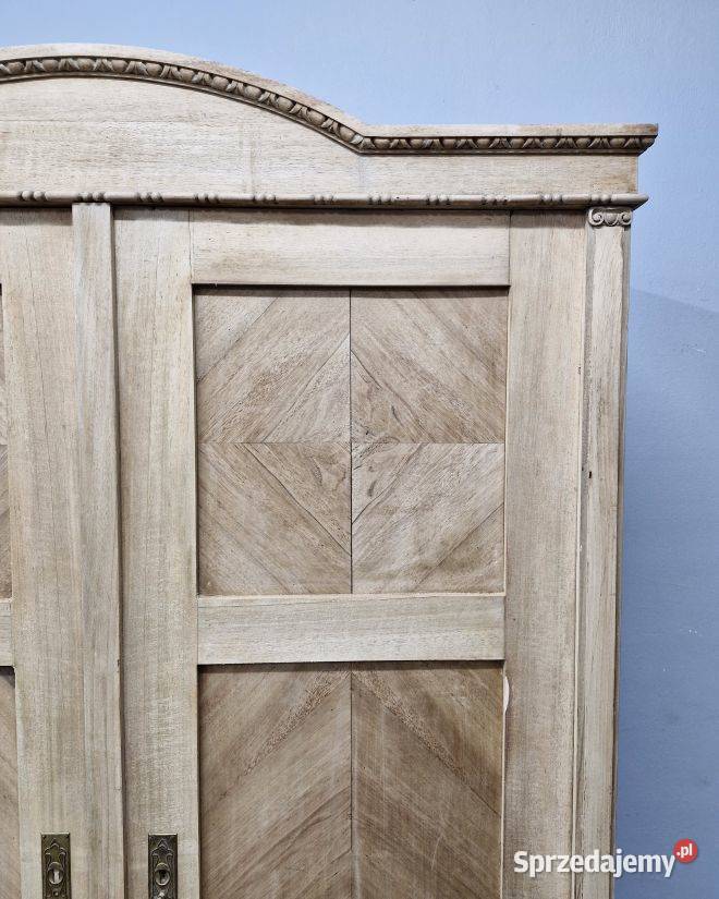 Dębowa szafa ludwikowska ponad 100letni antyk 1