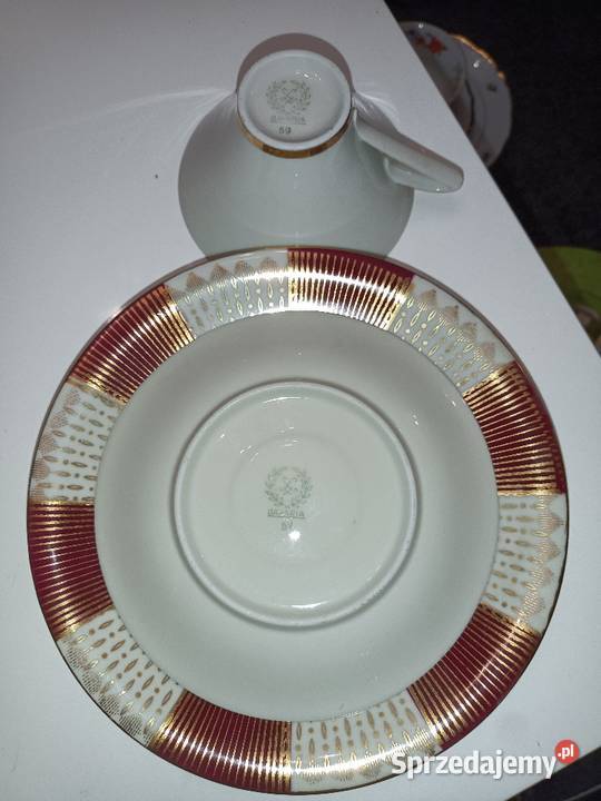 Stare porcelanowe komplety filiżanek z Kępno