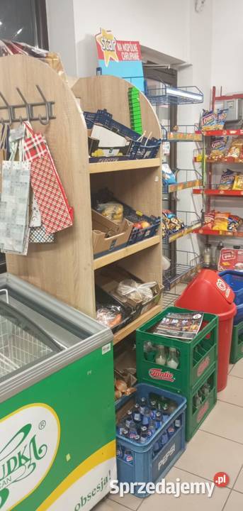 Regał na pieczywo owoce stojak sklep Wielka Wieś