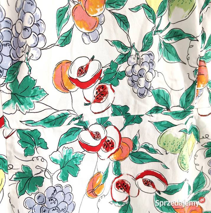 Sukienka TU retro pin up owocowy wzór winogrona Spódnice i sukienki Szczecin