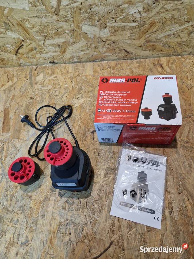 Ostrzałka elektryczna do wierteł 316 mm MarPol