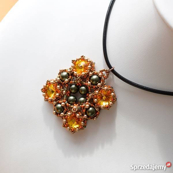 Wisior z kryształkami Swarovskiego Bydgoszcz