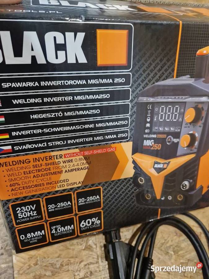 ZESTAW SPAWARKA MIGOMAT MIG FCAW MMA 250A FLUX Spawarki inwertorowe Głogowa