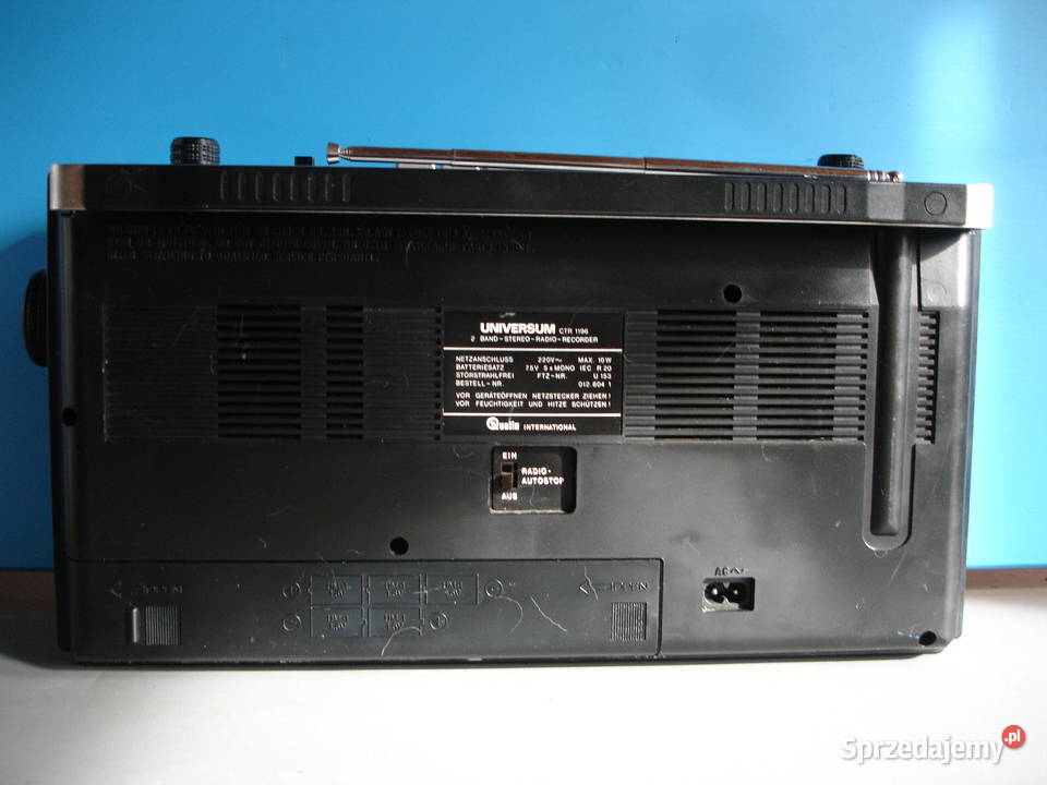 Radiomagnetofon CTR1196 lubuskie
