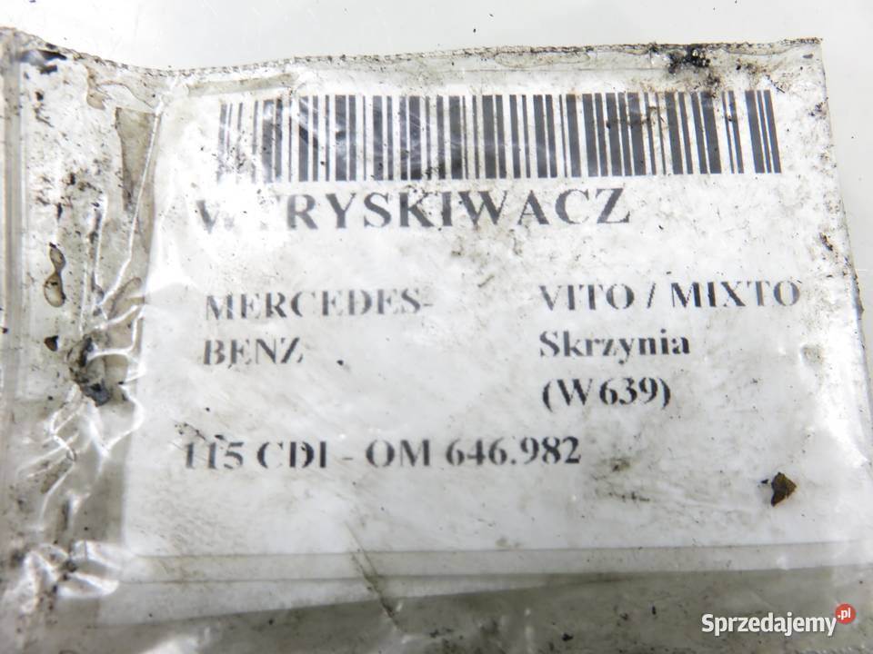 WTRYSKIWACZ MERCEDESBENZ VITO W639 CDI