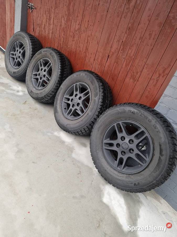 Koła felgi Jeep 245 70 16r zimowe 4 lubelskie Sobieszyn
