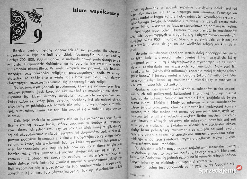 Świat Islamu Władysław Baranowski miękka lubelskie sprzedam