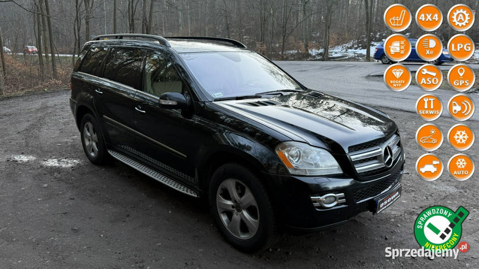 Mercedes GL 450 47v8gaz 7 osób full wielofunkcyjna kierownica Gdańsk