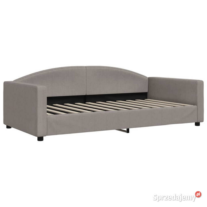 Sofa z materacem do spania kolor taupe tkanina Warszawa sprzedam