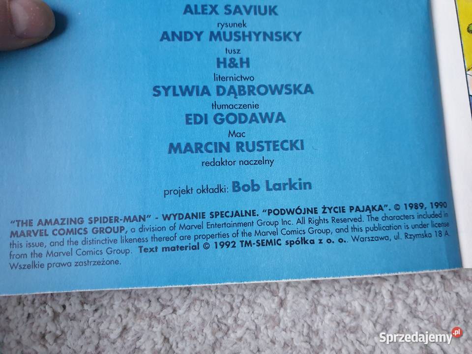 The Amazin SpiderMan Wydanie Specjalne TMSemic Komiksy sprzedam
