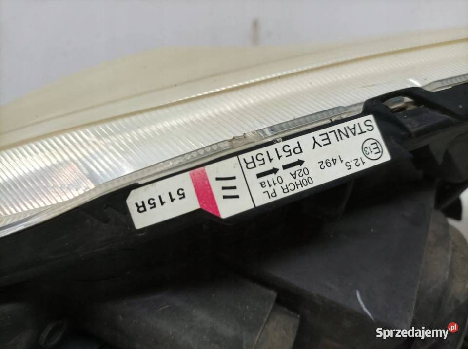 LAMPA PRZÓD PRAWA EU P5115R Mazda 5 I 20052010