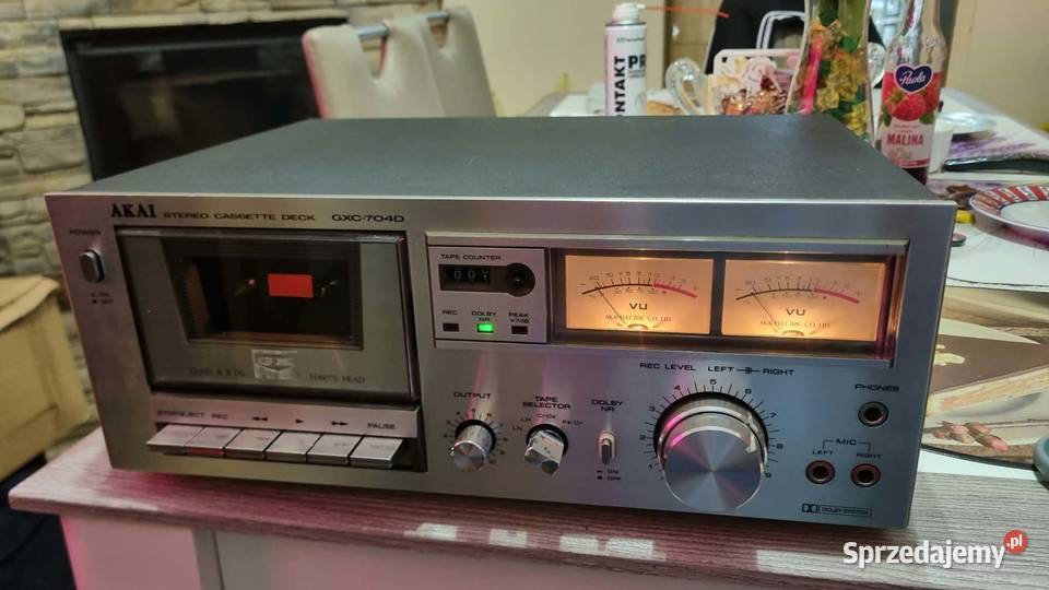 Magnetofon kasetowy Akai GXC704D 2Head Made in Warta