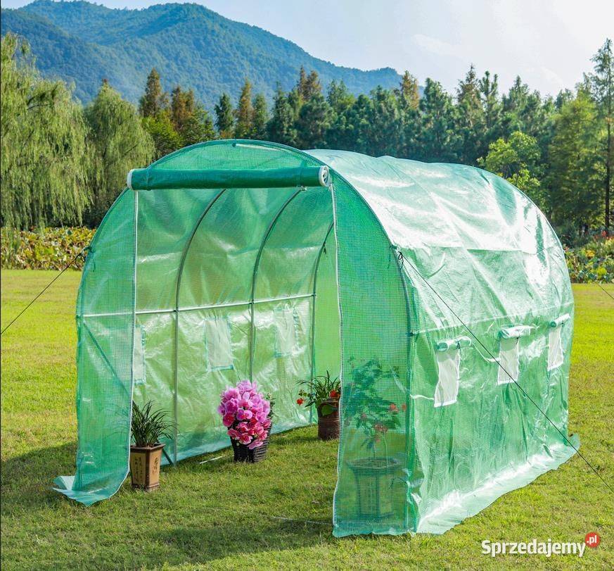 Tunel ogrodowy foliowy szklarnia folia do uprawy