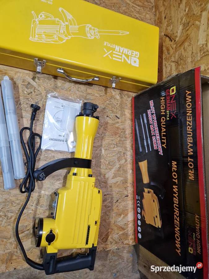 Młot wyburzeniowy ONEX o dużej mocy 2950W 65J Głogowa