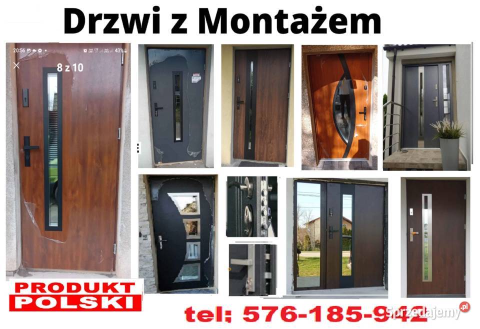 Drzwi antywłamaniowe ZEWNĘTRZNE metalowe rc2 rc3 Warszawa